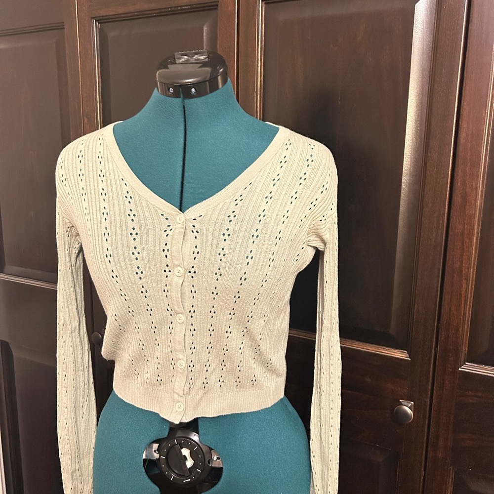 Pale green John Galt Knit Top